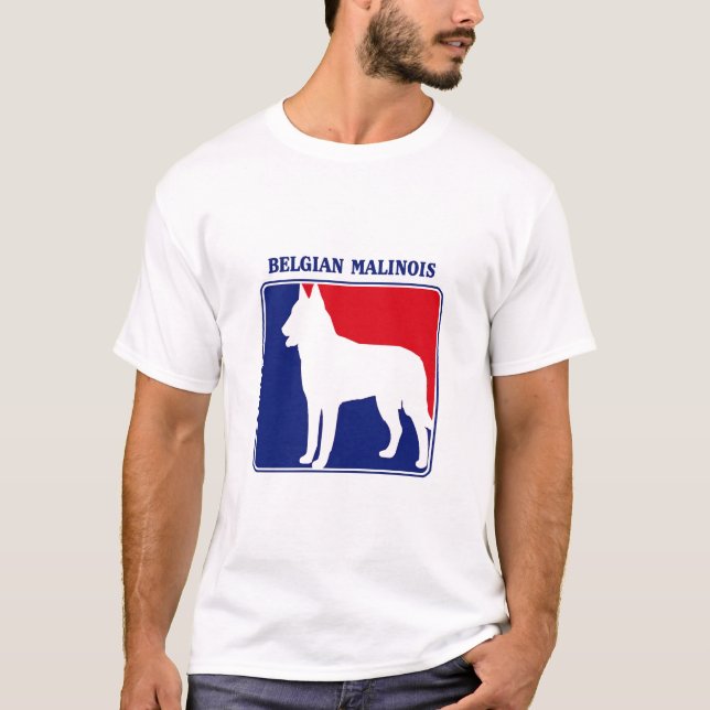 T-shirt de Malinois de Belge de ligue (Devant)