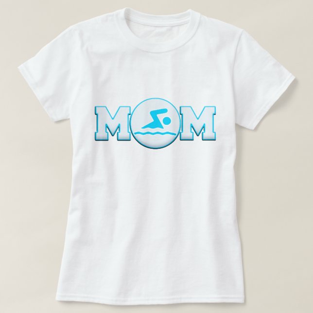 T-shirt de maman de bain (Design devant)