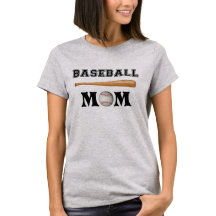 T-shirt de maman de base-ball
