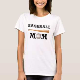 T-shirt de maman de base-ball