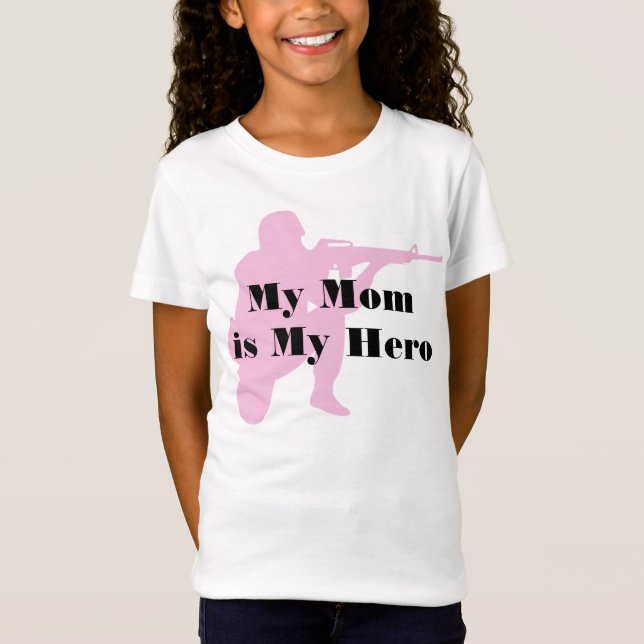 T-shirt de maman militaire (Devant)