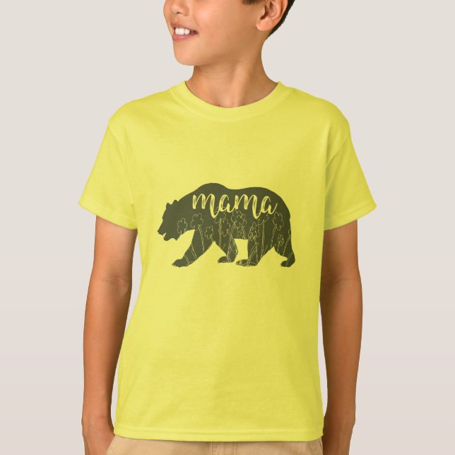 T-shirt de maman ours (Devant)