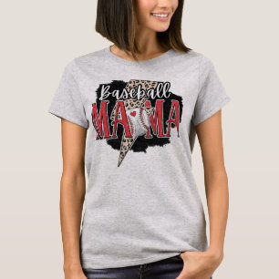 T-shirt de maman pour le jour de match de baseball