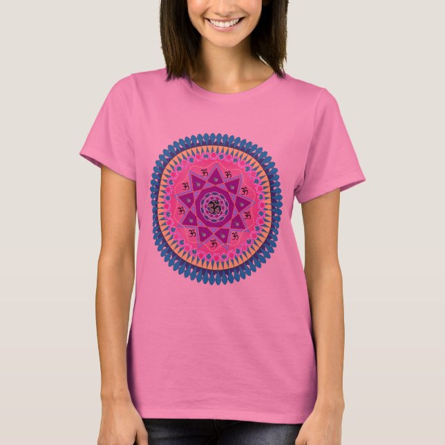 T-shirt de mandala (Devant)