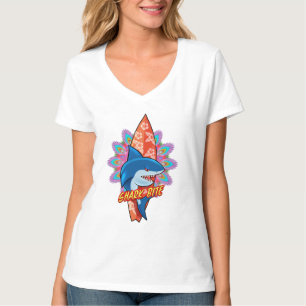 T-shirt de mandala de surf de morsure de requin