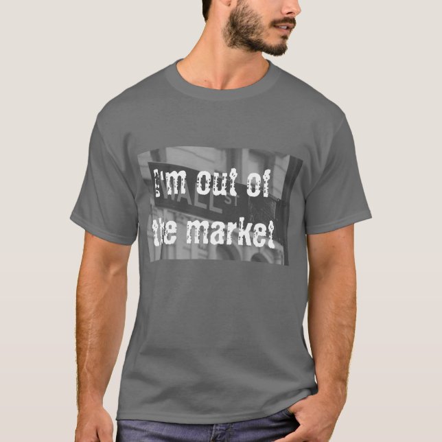 T-shirt de marché boursier () (Devant)