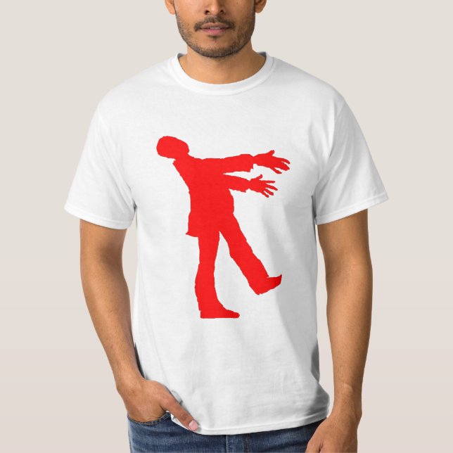T-shirt de marche de zombi (Devant)