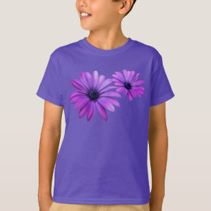 T-shirt de marguerite pour enfants Chemise à fleur