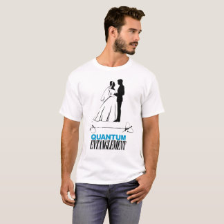 T-shirt de mariage d'enchevêtrement de Quantum