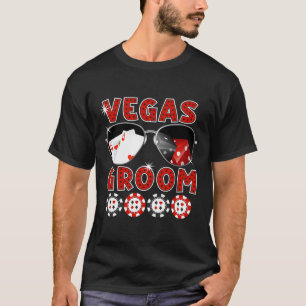 T-shirt de mariage du marié de Las Vegas pour ente