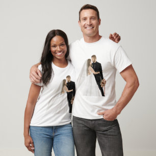 T-Shirt de mariage personnalisé avec photo - Moder
