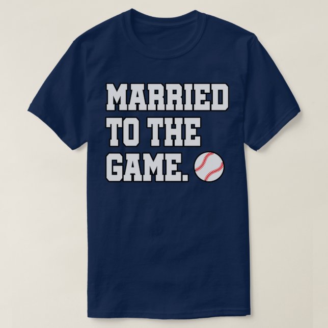 T-shirt de marié au joueur de baseball de jeu (Design devant)