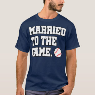 T-shirt de marié au joueur de baseball de jeu