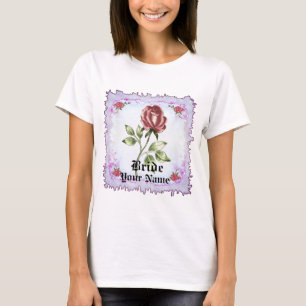 T-shirt de mariée Red Rose