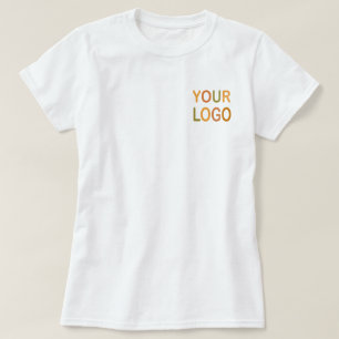 T-shirt de marque de logo d'entreprise personnalis