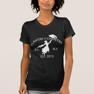 T-shirt de marque de pays de saveur