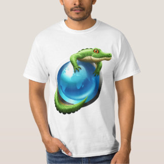 T-shirt de mascotte d'alligator d'All2gethr