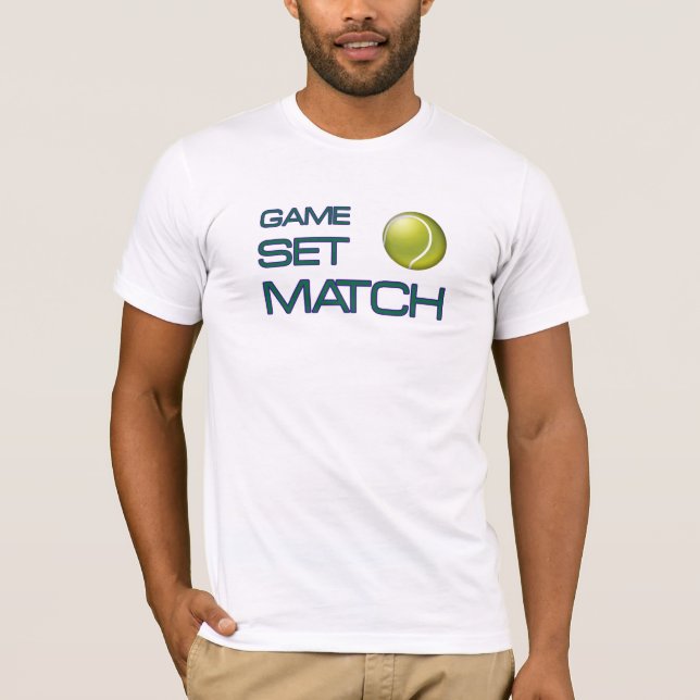 T-shirt de match de tennis (Devant)