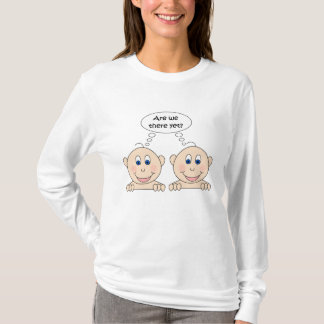 T-shirt de maternité de jumeaux