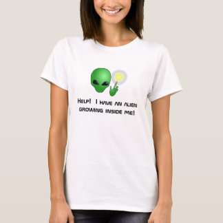 T-shirt de maternité étranger vert