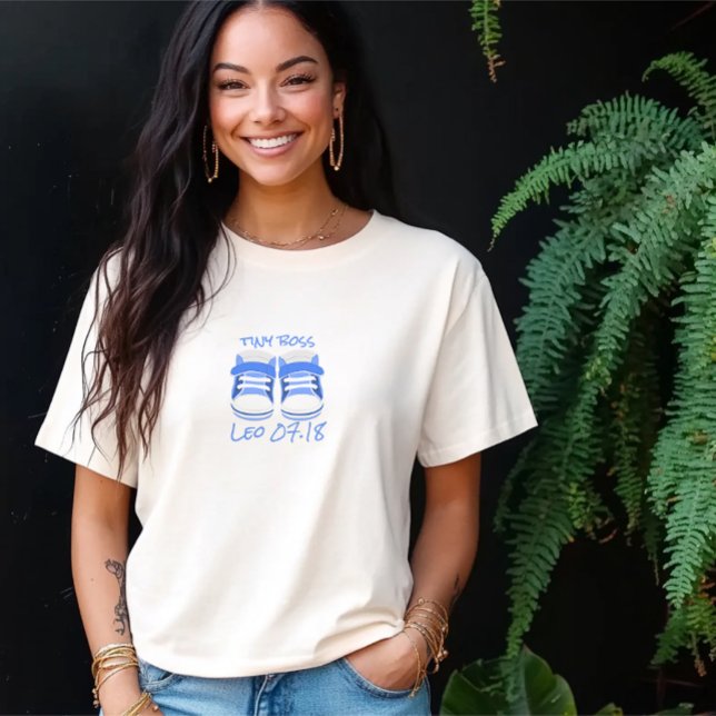 T-Shirt de maternité pour chaussures de bébé perso (Créateur téléchargé)