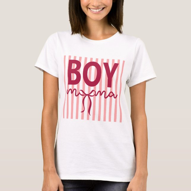 T-shirt de maternité pour maman de garçon (Devant)