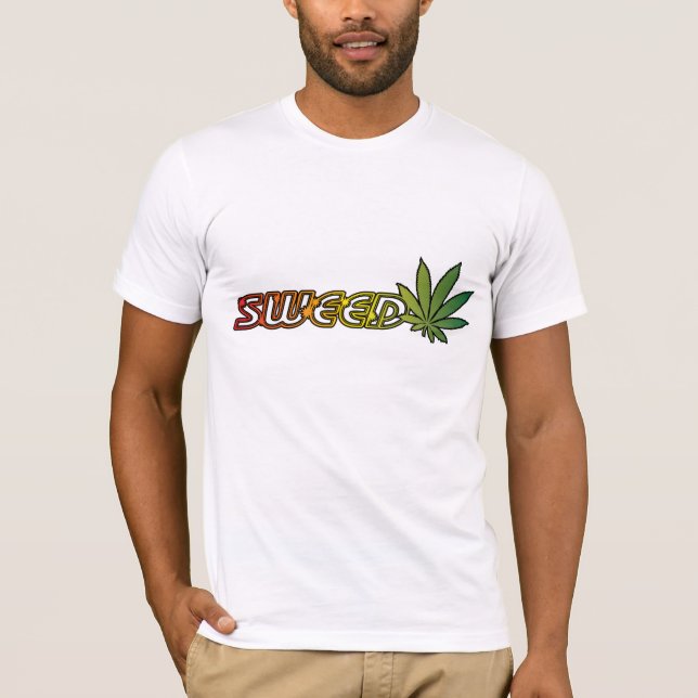 T-shirt de mauvaise herbe (Devant)