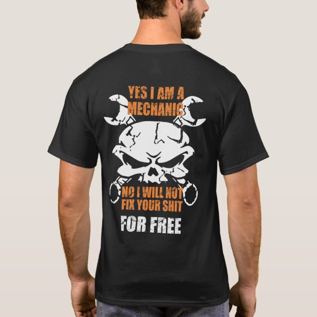 T-shirt de mécanicien (Dos)