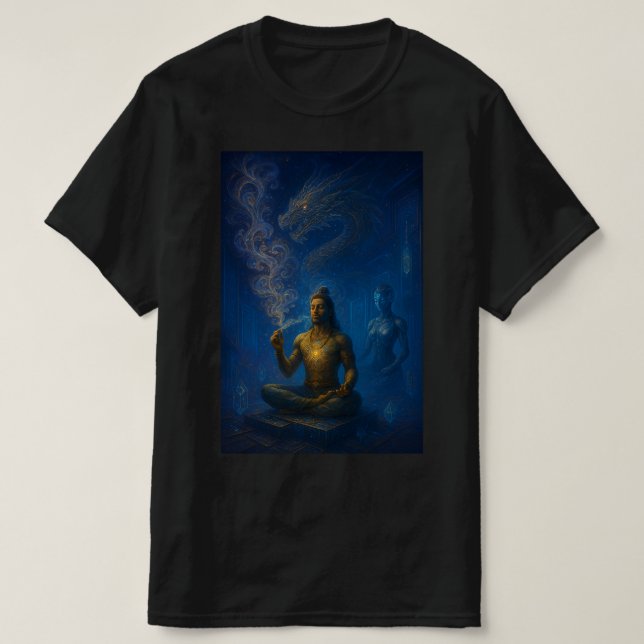 T-shirt de méditation Muur peace (Design devant)