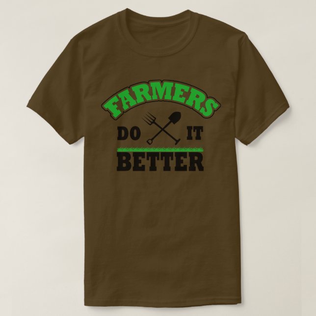 T-shirt De meilleurs agriculteurs (Design devant)