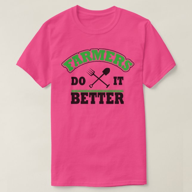 T-shirt De meilleurs agriculteurs (Design devant)
