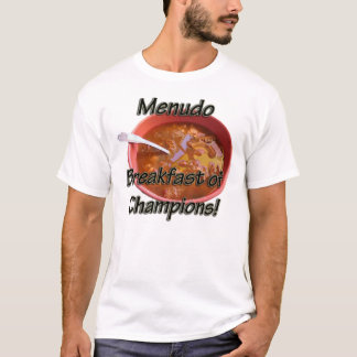 T-shirt de Men - petit déjeuner de Menudo des