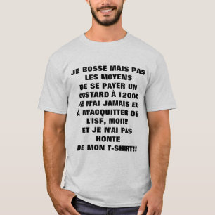 T-shirt de mépris de MACRON et de fils