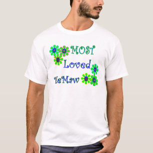 T-shirt De mère aimée de "la plupart cadeaux du jour de