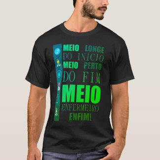 T-shirt de Métier d'infirmier - Moitié du Cours