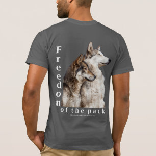 T-shirt de meute de loups