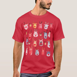 T-shirt De mignons rennes