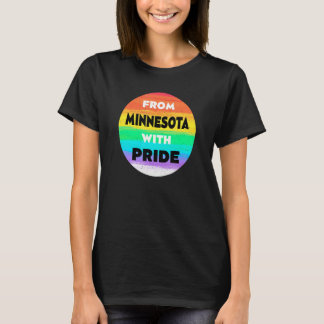 T-shirt De Minnesota avec Fierté LGBTQ dit une citation LG