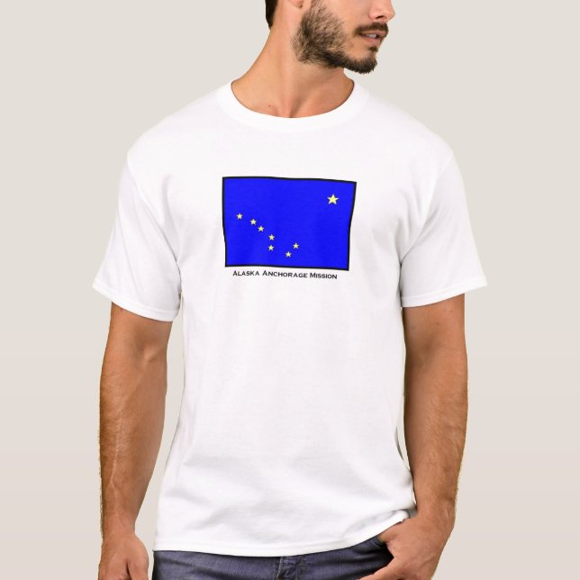 T-shirt de mission de l'Alaska Anchorage LDS (Devant)