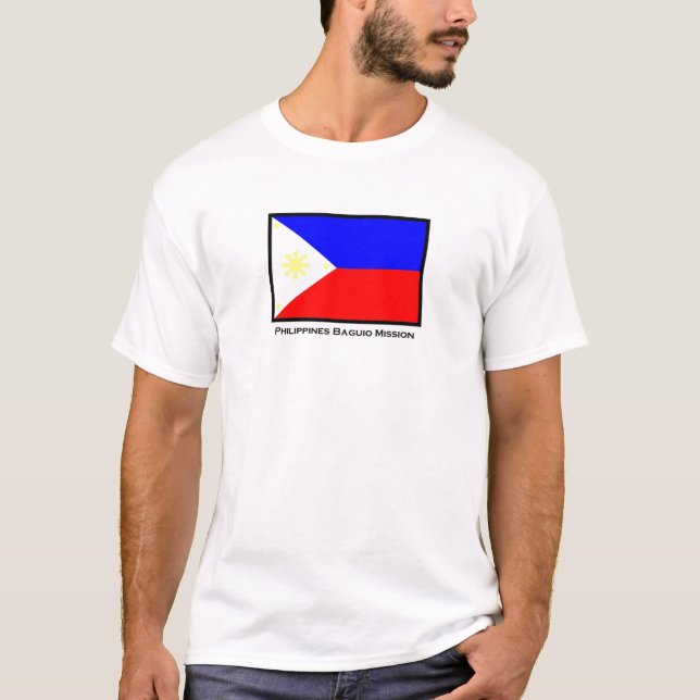 T-shirt de mission de Philippines Baguio LDS (Devant)
