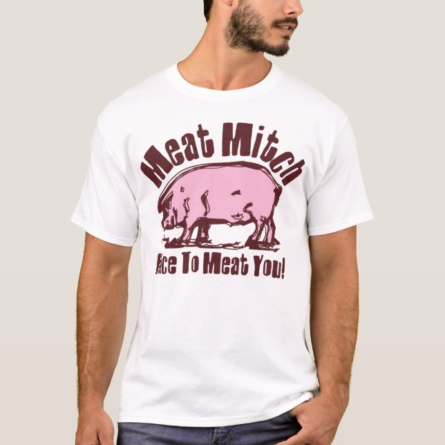 T-shirt de Mitch de viande (Devant)