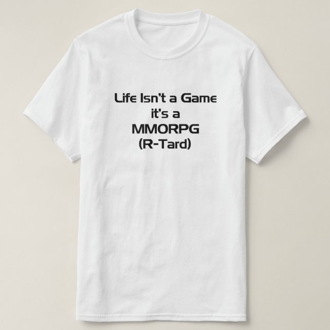 T-shirt de MMORPG (Design devant)