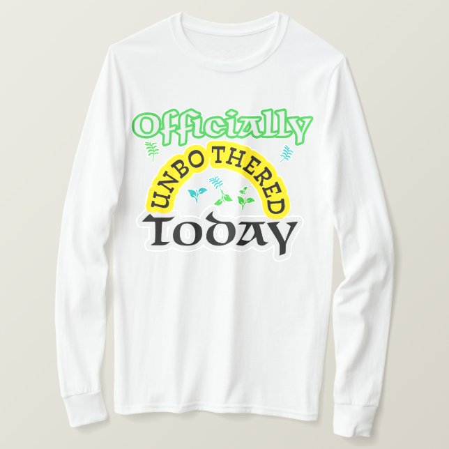 T-shirt de mode drôle et décontracté aujourd'hui  (Design devant)