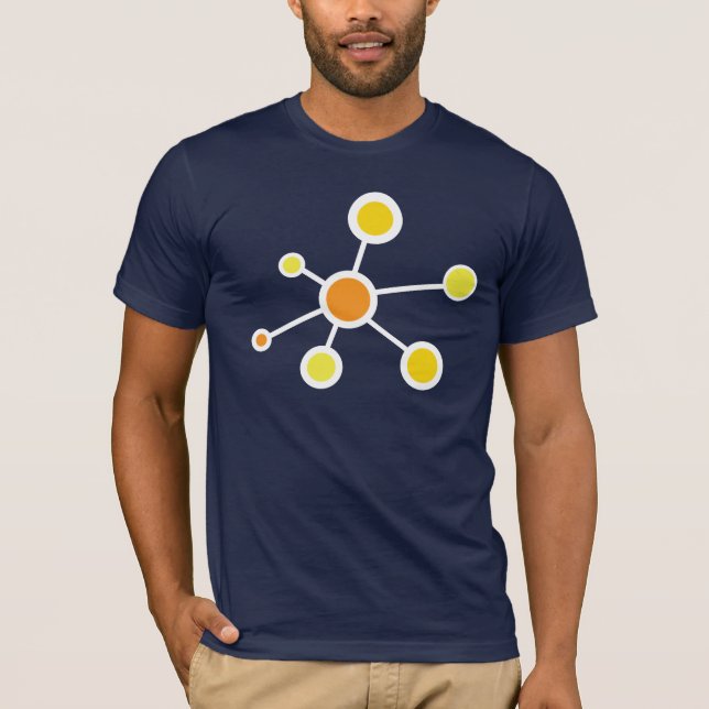 T-shirt de molécule de projet de formule (Devant)