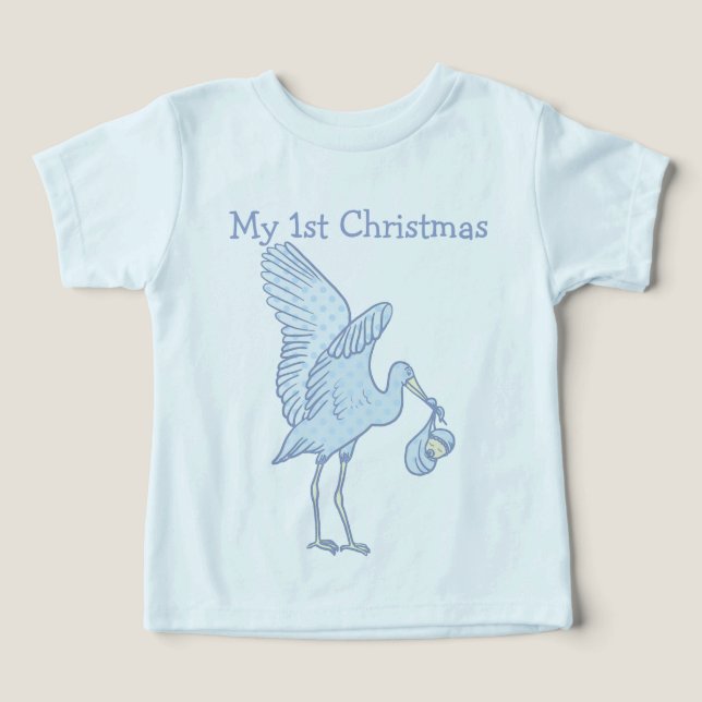 T-shirt de mon 1er Noël Bébé (Design Recto)