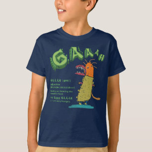 T-shirt de monstre de T-Rex de dinosaure d'enfants