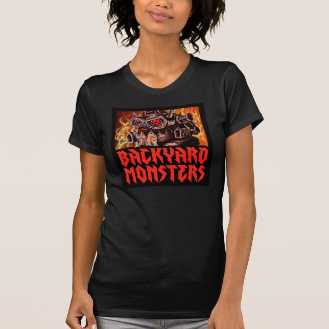 T-shirt de monstres de jardin du D.A.V.E. des (Devant)