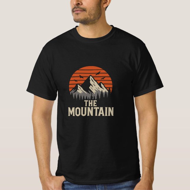 t-shirt de montagne (Devant)