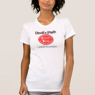 T-shirt de montagnes de Catskills du chemin du