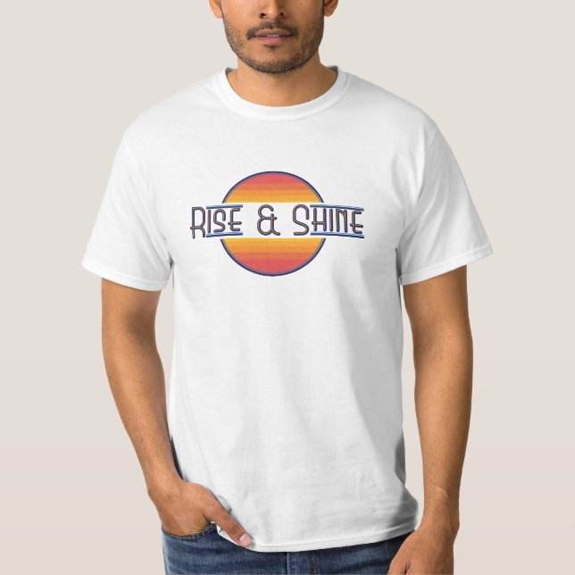 T-shirt de montée et de brillance (Devant)